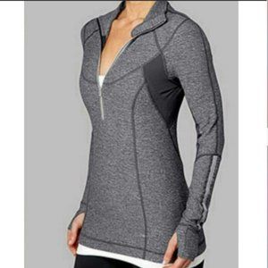 Women’s Lululemon Dash Pullover Gray Half Zip